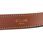 Triomphe Canvas Calfskin Ava Shoulder Bag Tan
