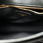 Lambskin Quilted Mini Becky Chain Bag Vert Fonce