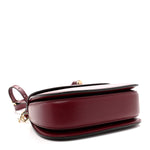 Boarded Dyana Lux Calfskin Web Monochrome Small Bamboo 1947 Top Handle Bag Rosso Ancora