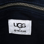 X UGG Denim Shearling Medium Shopping Bag Raw Denim