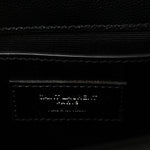Grain De Poudre Small Monogram Monochrome Kate Satchel Black