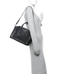 Sugar Goatskin Small Antigona Black