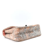 Sequin Mini Flap Light Orange Grey