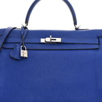 Togo Kelly Retourne 35 Bleu Electrique
