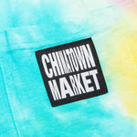Chinatown Arc Left Sweatshorts - Tie Dye Blue