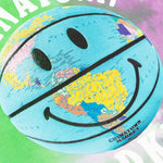 Chinatown Smiley Globe Ball T-Shirt - Tie Dye