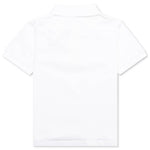 Black Emblem Kid's Polo Shirt - White