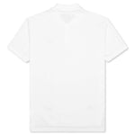 Black Emblem Polo Shirt - White