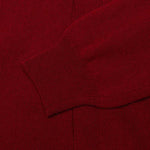 Double Heart Cardigan - Burgundy