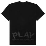 Double Hearts T-Shirt - Black/Black