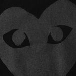 Double Hearts T-Shirt - Black/Black