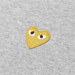 Gold Heart T-Shirt - Grey