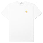 Gold Heart T-Shirt - White