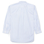 Kid's L/S Striped Shirt - White/Light Blue