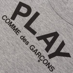 Kid's Small Text T-Shirt - Grey