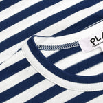 Kid's Striped L/S T-Shirt - Navy/White