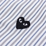 Kid's Striped Shirt - Blue/White/Black
