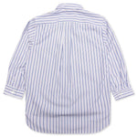 Kid's Striped Shirt - White/Blue/Brown