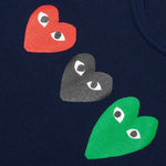 Multi Heart T-Shirt - Navy