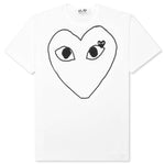 Outline Heart T-Shirt - White