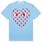 Pastelle Women's Polka Dot Logo T-Shirt - Blue