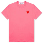 Pastelle Red Emblem T-Shirt - Pink