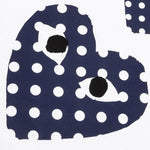 Polka Dot Duo T-Shirt - White
