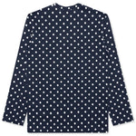 Women's Polka Dot L/S T-Shirt - Navy