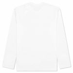 Red Multi Logo L/S T-Shirt - White