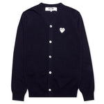 V-Neck Cardigan - Navy