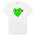 Women's Colored Heart Tee - Green