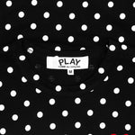 Women's Polka Dot L/S T-Shirt - Black