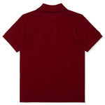 Women's CDG Heart Polo Shirt - Burgundy