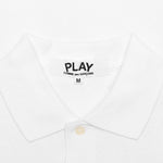 Women's CDG Heart Polo Shirt - White