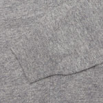 Woven V-Neck Cardigan - Light Grey