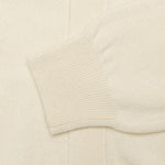 Woven V-Neck Cardigan - Natural