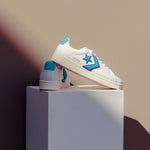 Pro Leather Ox - White/Deep Wisteria