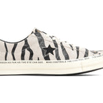 Converse x Brain Dead One Star Ox - Egret/Black/Multi