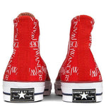 Converse x JW Anderson All Star Chuck 70 Grid Hi - Flame Scarlet/White