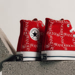 Converse x JW Anderson All Star Chuck 70 Grid Hi - Flame Scarlet/White