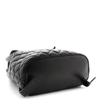 Calfskin Quilted Medusa Backpack Black