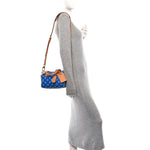 Calfskin Monogram Speedy P9 Bandouliere 20 Blue