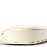 GG Supreme Monogram Azalea Calfskin Web Small Jackie 1961 Hobo Beige Ebony Mystic White