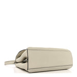 Cellarius Calfskin Small Bamboo Daily Top Handle Bag Mystic White