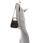 Grained Calfskin Micro Bale Bag Dark Chocolate Licorice