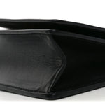Vitello Mini Virtus Chain Clutch Black