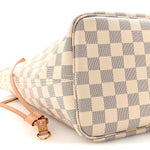 Damier Azur Neo Neverfull MM Rose Ballerine