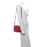 Nappa Atelier 03 Rose Edition Small Flap Crossbody Bag Cerise