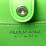 Brushed Calfskin Micro Wanda Top Handle Bag Green