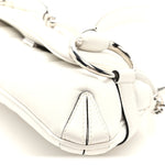 Nappa Vertical Matelasse Small Maxi Horsebit Chain Shoulder Bag Great White